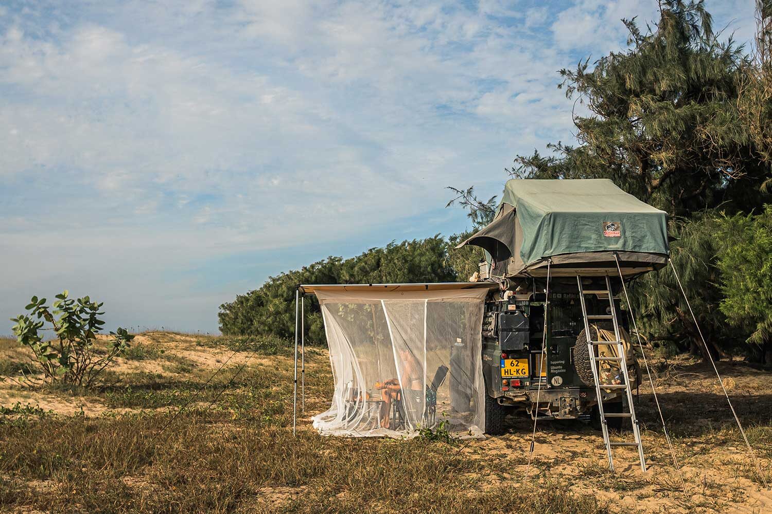 Bambulah mosquito net for overland camping