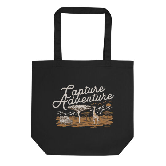 Eco Tote Bag Black - Capture Adventure Color