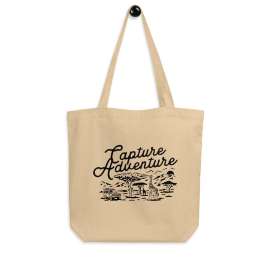Eco Tote Bag Oyster - Capture Adventure Black