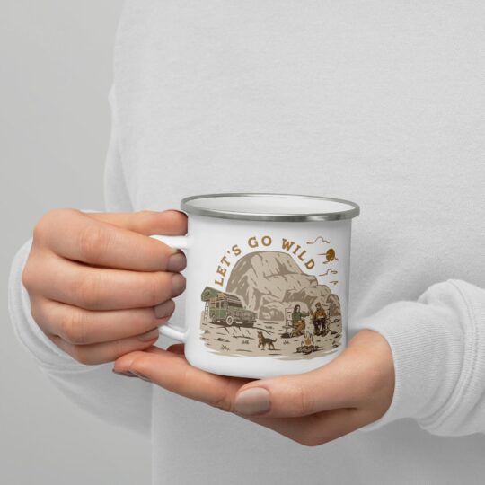 Enamel Mug - Let's go Wild