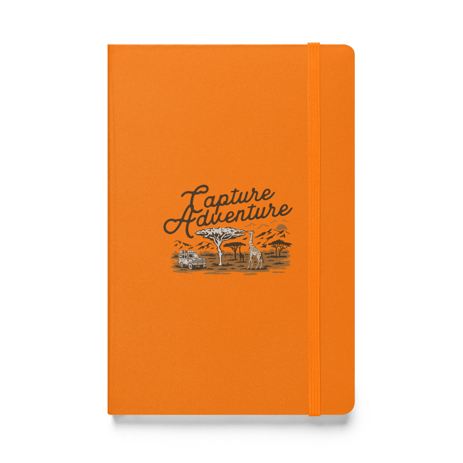 Hardcover bound notebook Orange - Capture Adventure