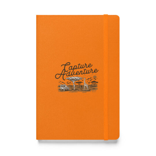Hardcover bound notebook Orange - Capture Adventure