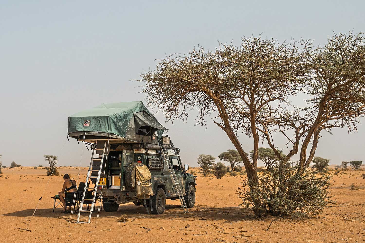 Tembo 4x4 rooftop tent wildcamping Morocco