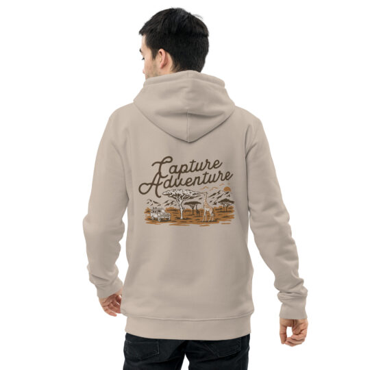 Essential Eco Hoodie Desert Dust - Capture Adventure Color