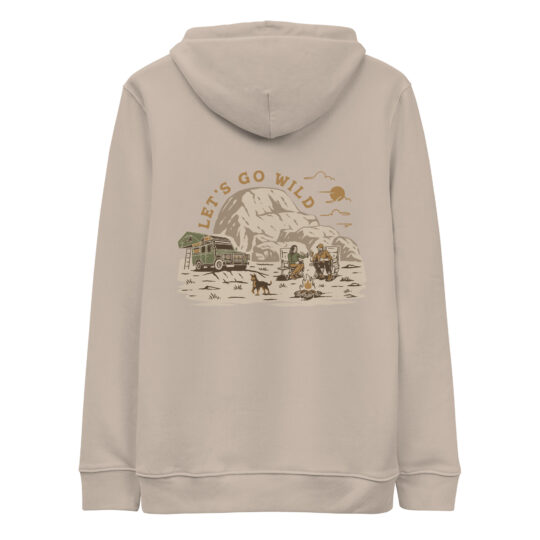 Essential Eco Hoodie Desert Dust - Let's go Wild Color