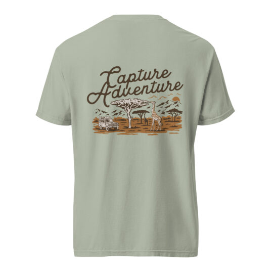 Unisex heavyweight T-shirt Bay - Capture Adventure Color
