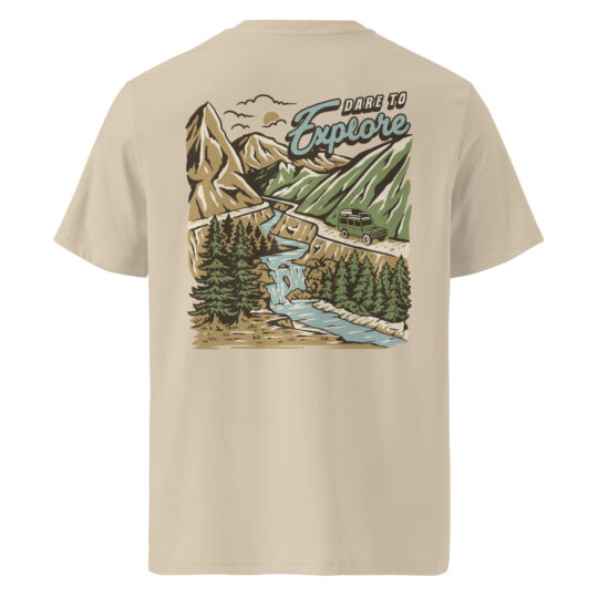 Organic Cotton T-Shirt Desert Dust - Dare to Explore Color